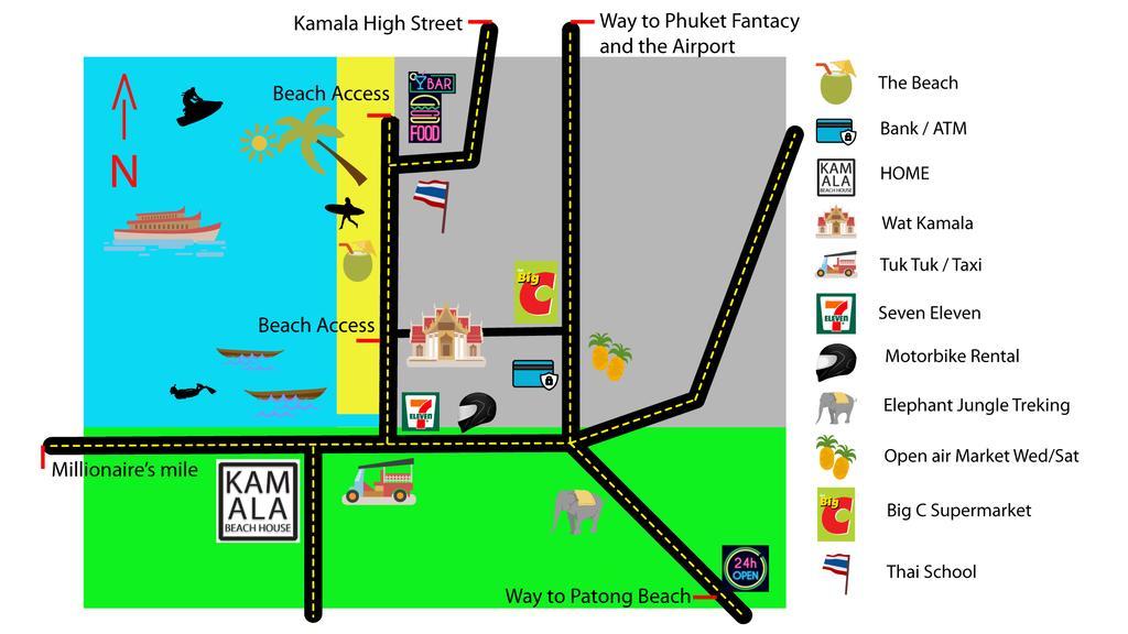 Kamala Beach House - 1 Min Walk To Beach Exteriör bild